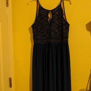 ♥️Night way collection Bluish long dress